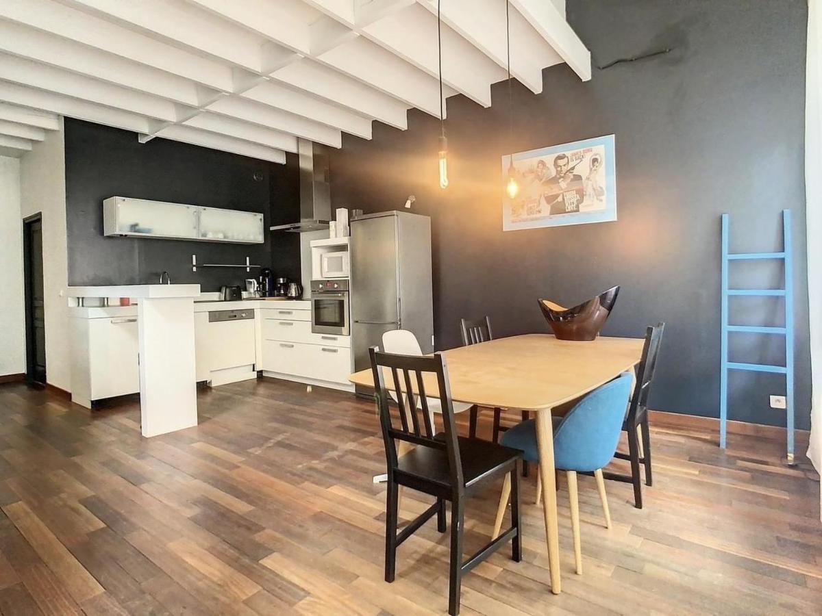 Loft Hyper Centre Reims 6 Pers Avec Parking Appartamento Esterno foto